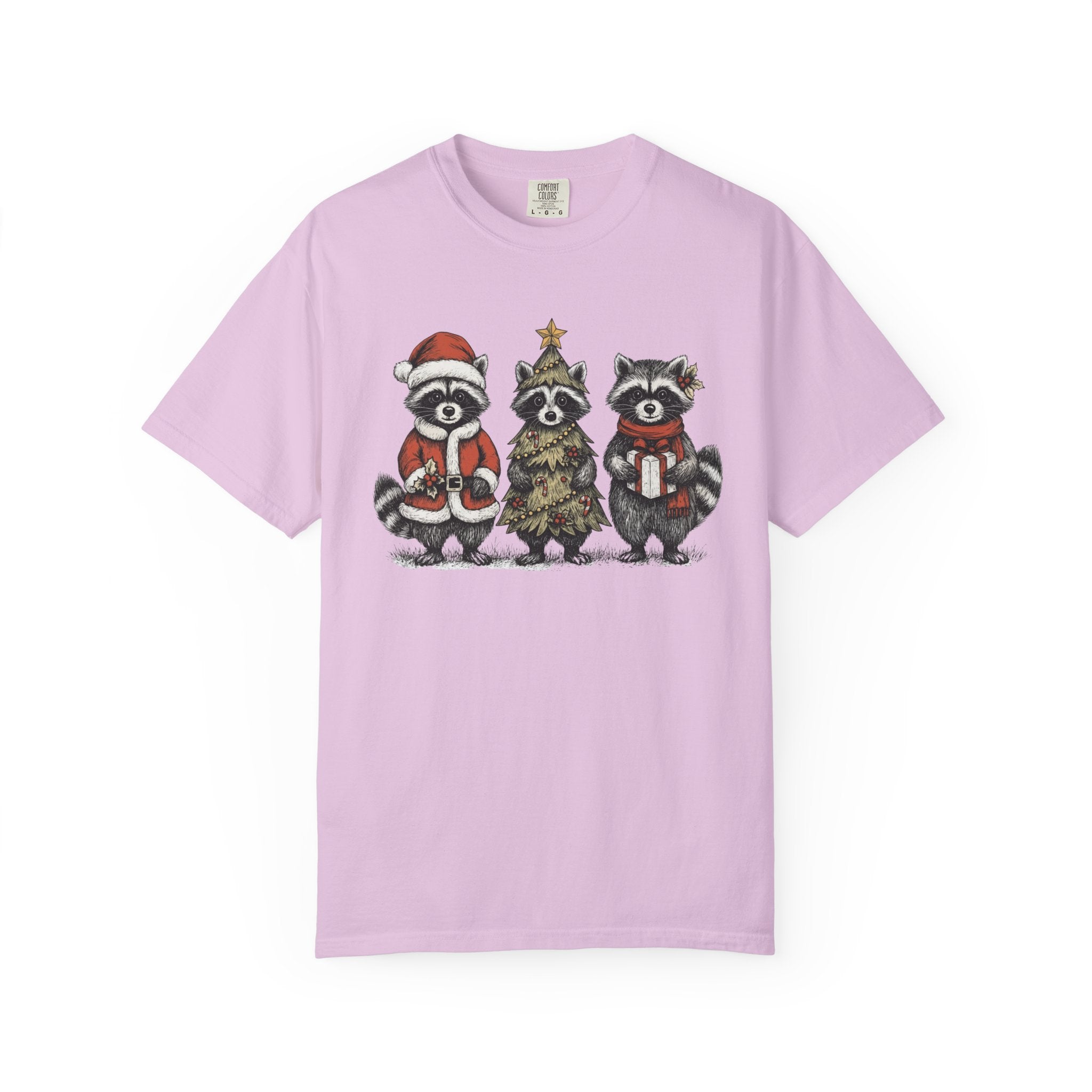 Santa Racoon Shirt, Christmas Racoon Sweatshirt, Funny Christmas Animal Shirt, Merry Christmas Sweatshirt, Christmas Gifts, Racoon Sweater