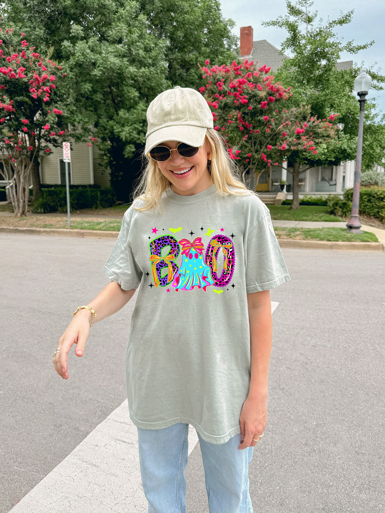 Lace Neon Halloween Boo Shirt, Cute Ghost Shirt, Spooky Season Tee, Neon Halloween Shirt, Funny Ghost Tee, Halloween Party Shirt, Fall Shirt