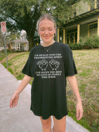 really into thanksgiving giving people the bird T-shirt