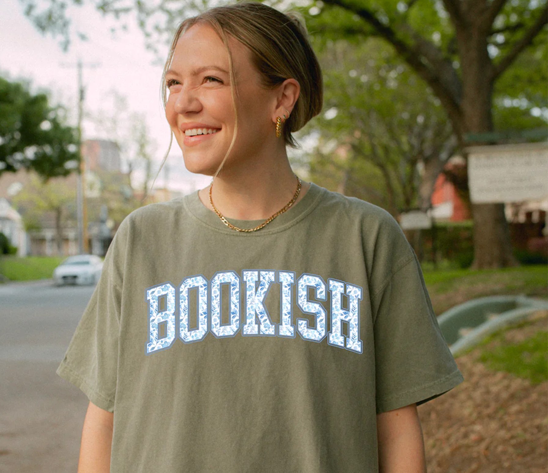 Comfort Colors® Retro Bookish Shirt, Floral Bookish Shirt, Book Lover Gift, Bookworm Shirt, Librarian Shirt, Fall Reading Shirt, Bookish Tee