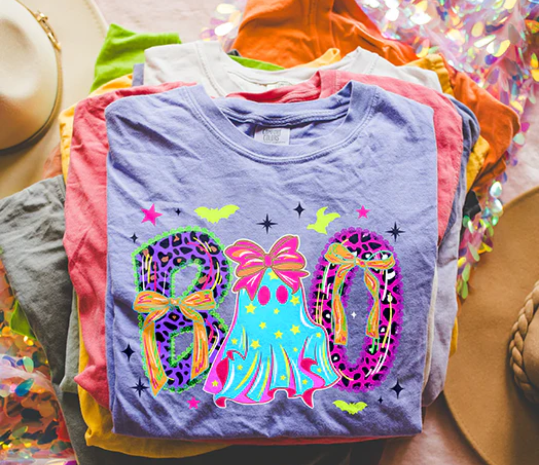 Lace Neon Halloween Boo Shirt, Cute Ghost Shirt, Spooky Season Tee, Neon Halloween Shirt, Funny Ghost Tee, Halloween Party Shirt, Fall Shirt