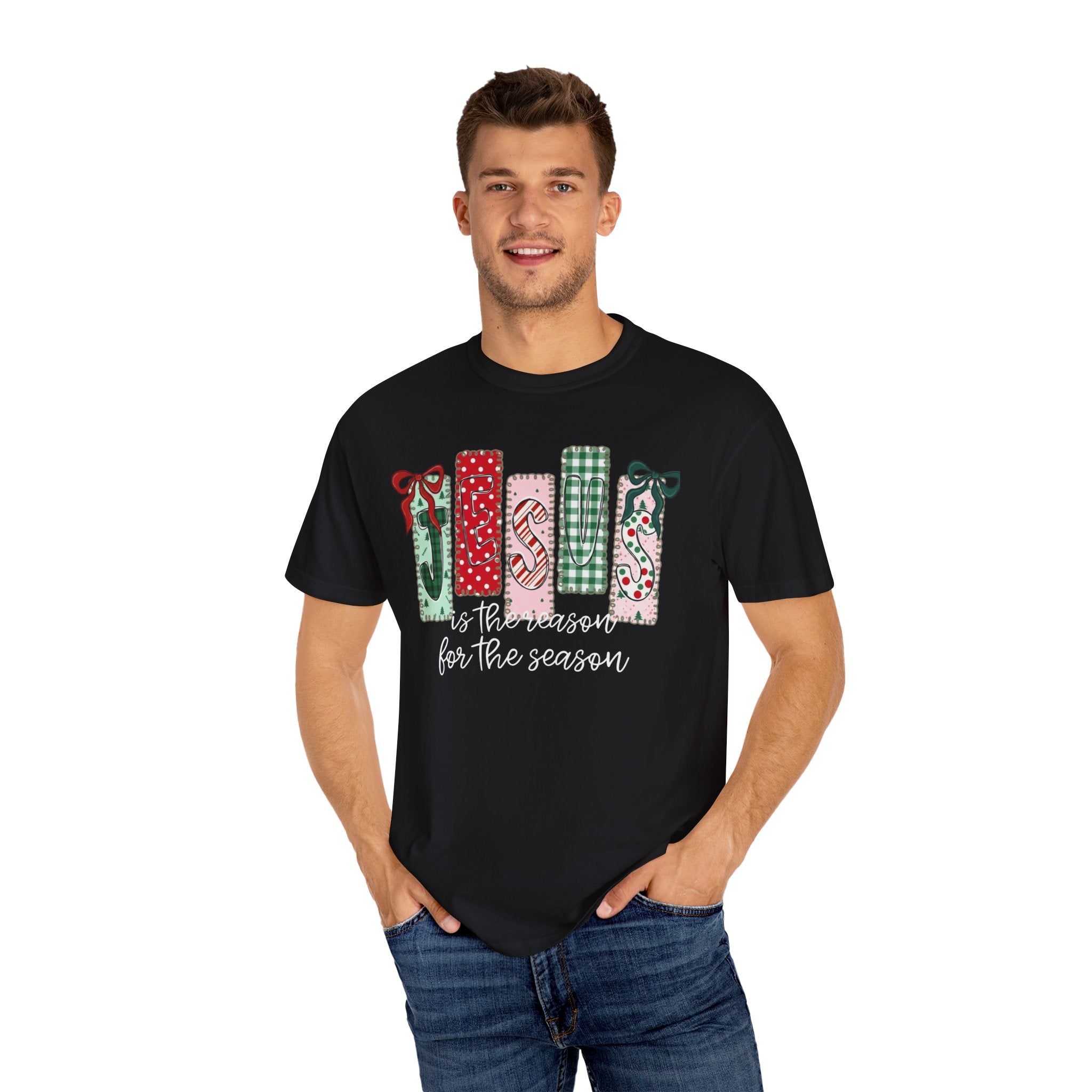 Christian Christmas Jesus Coquette frames Shirt